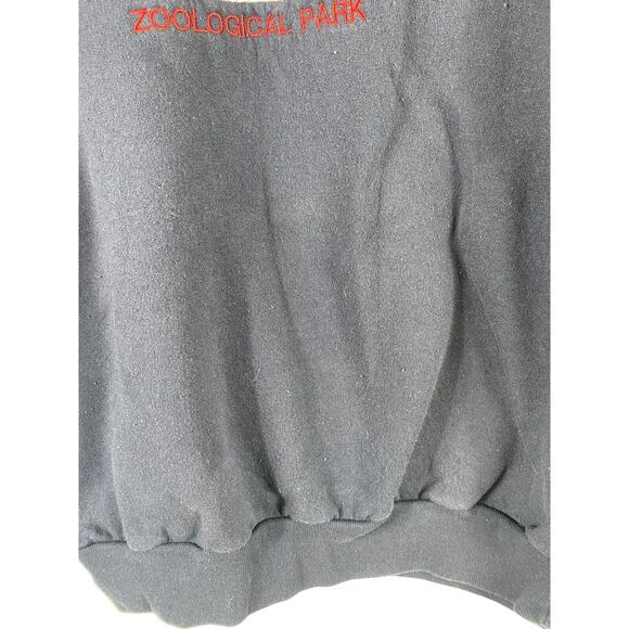 Vintage Oklahoma City Zoo Sweatshirt Size Small Zoological Park Adult Size Hanes - Picture 4 of 5